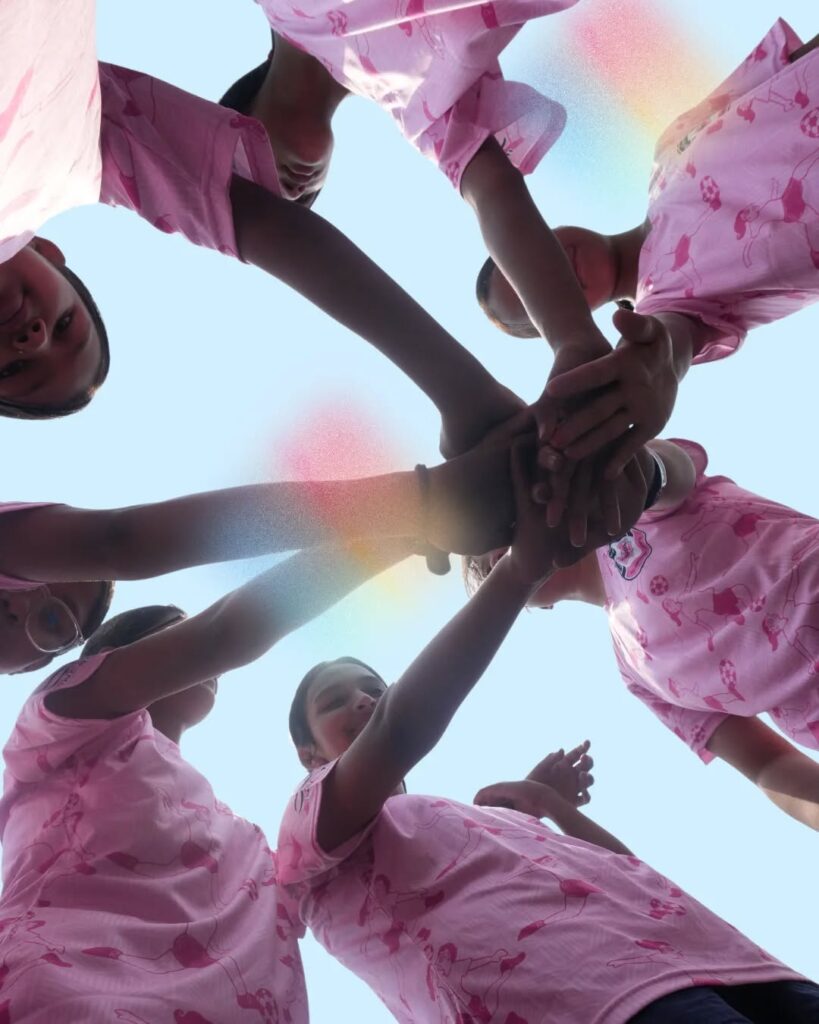 Female soccer players from The WE United Project in Kathmandu, Nepal.